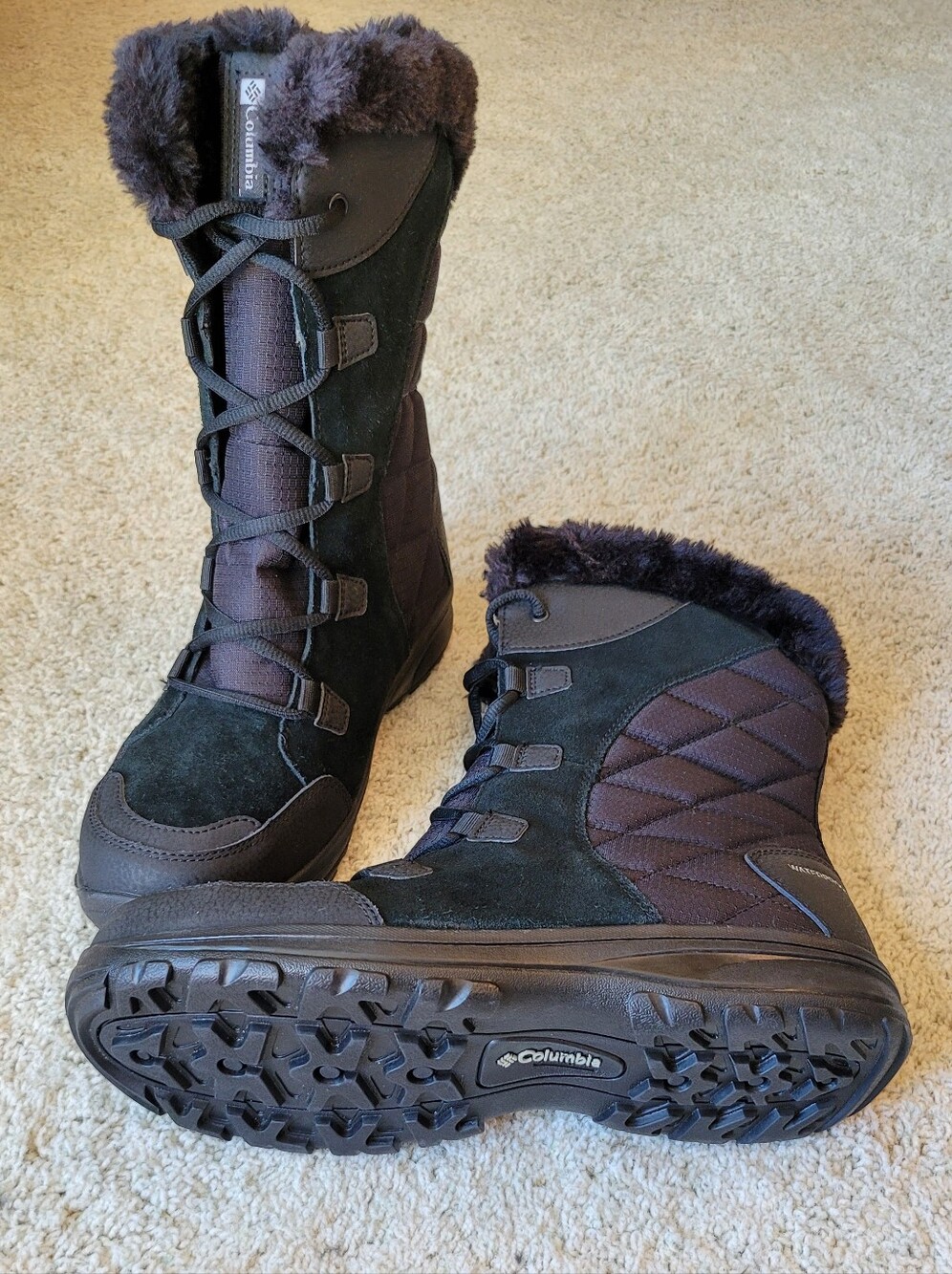 Womens Columbia Winter Boots "Ice Maiden" Size 11 - Picture 3 of 5
